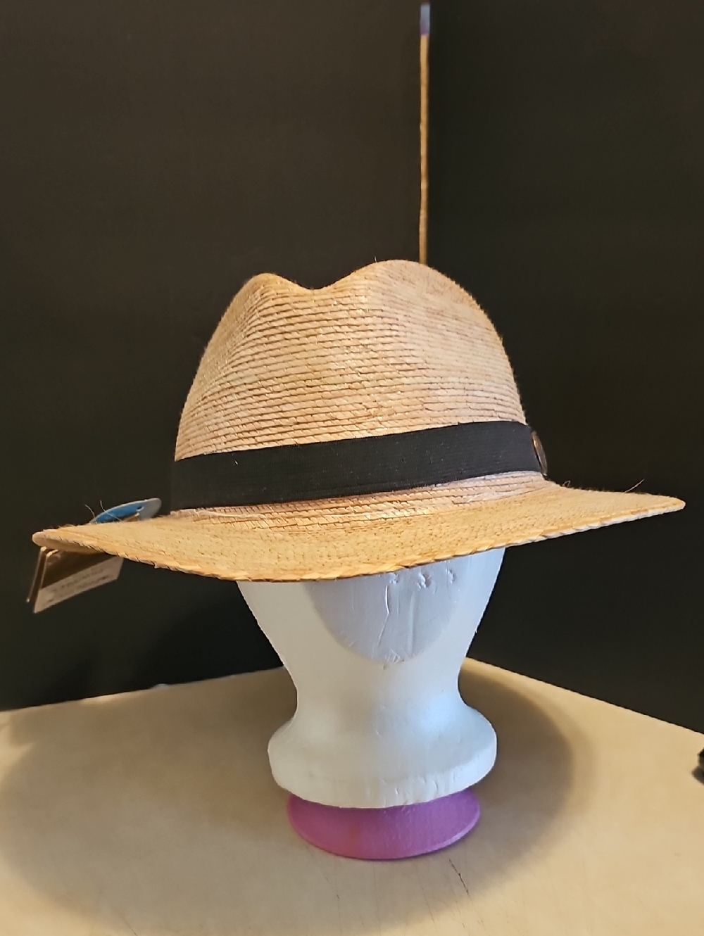 Tula Large/Extra Large Men’s Vintage Explorer Straw Western Fedora Hat Handmade